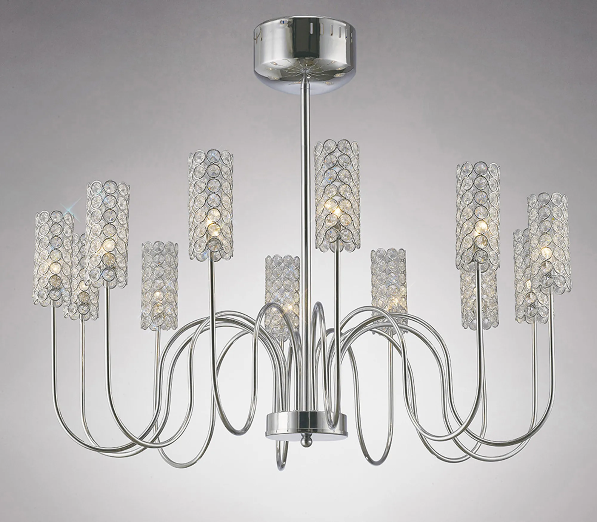 IL20622  Martina Crystal Pendant 12 Light